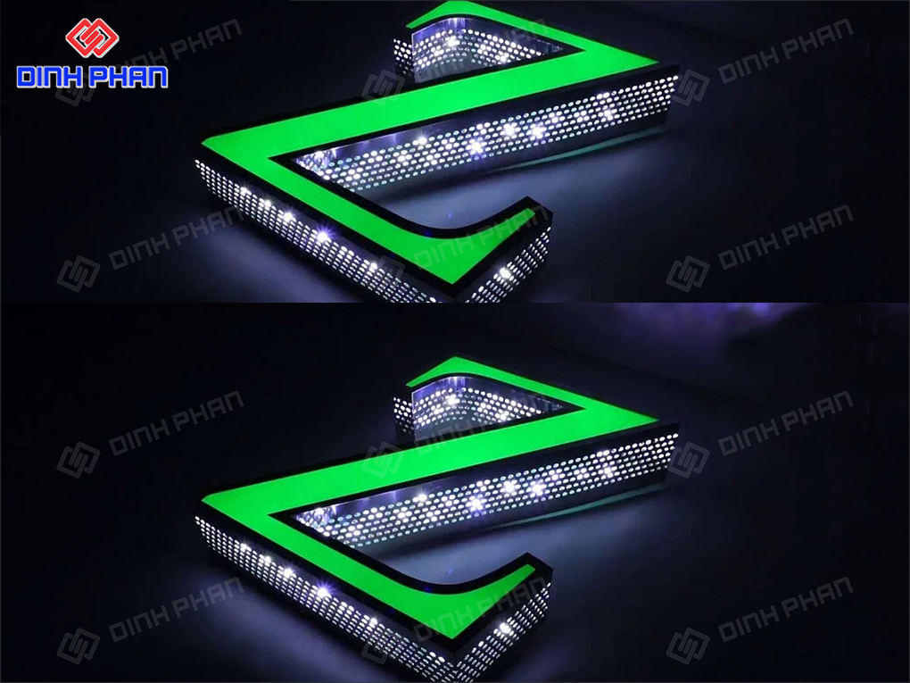 Chữ Alu Đục Lỗ Gắn Led Giá Rẻ, Chất Lượng