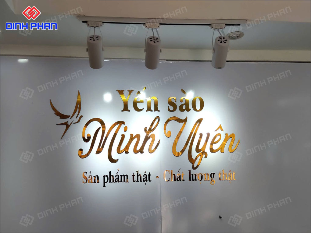 Chữ Alu Gương Vàng Bền Đẹp, Giá Rẻ