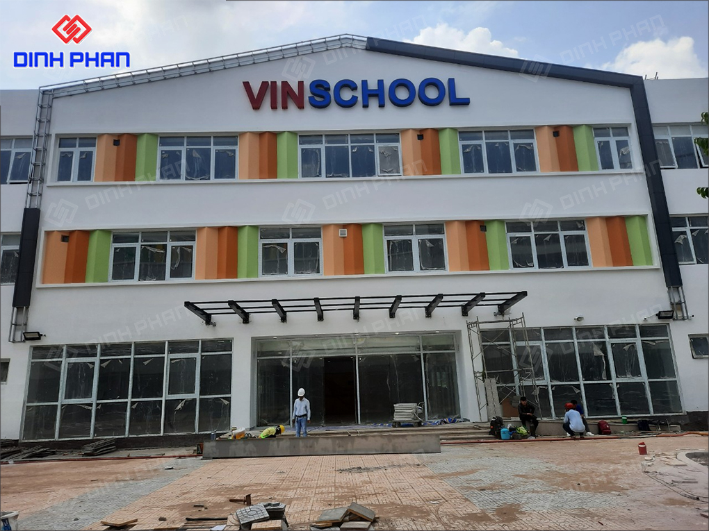 Chữ alu toà nhà vinschool