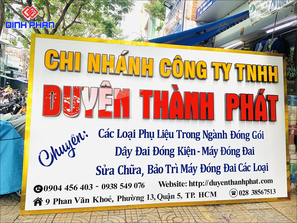 Làm Bảng Hiệu Công Ty Chuyên Nghiệp