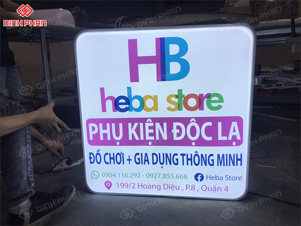 Biển Hộp Đèn Quảng Cáo Ấn Tượng, Giá Rẻ