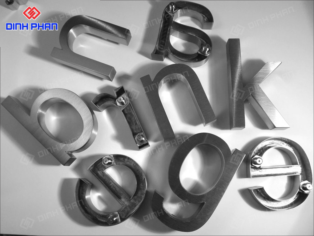 Gia Công Chữ Inox Xước Chất Lượng, Giá Rẻ