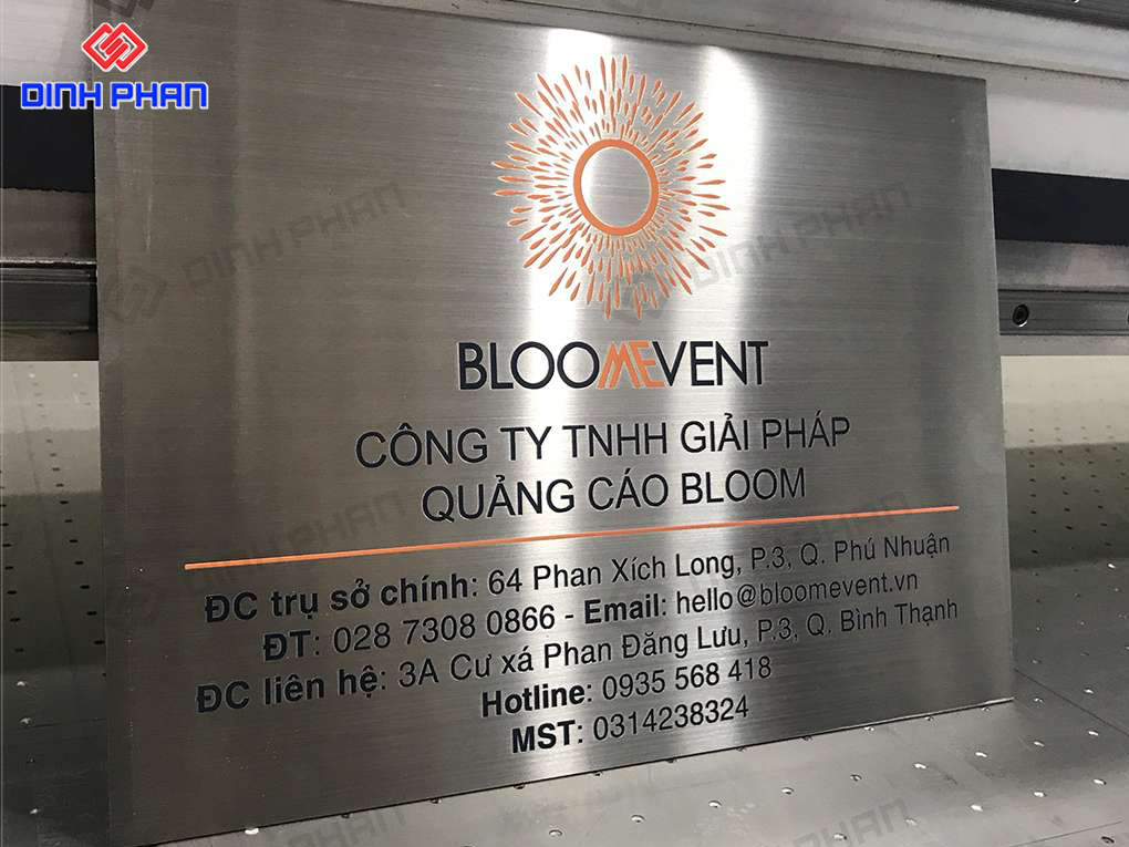 Dịch Vụ In UV Trên Inox Sắc Nét, Giá Rẻ