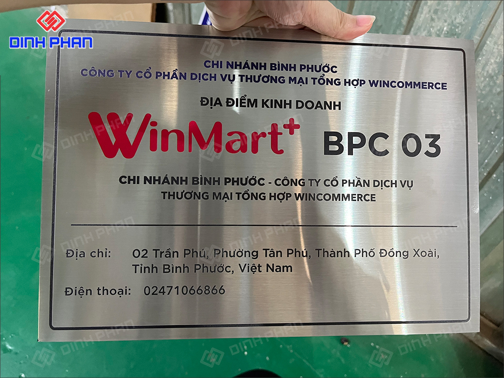 Dịch Vụ In UV Trên Inox Sắc Nét, Giá Rẻ