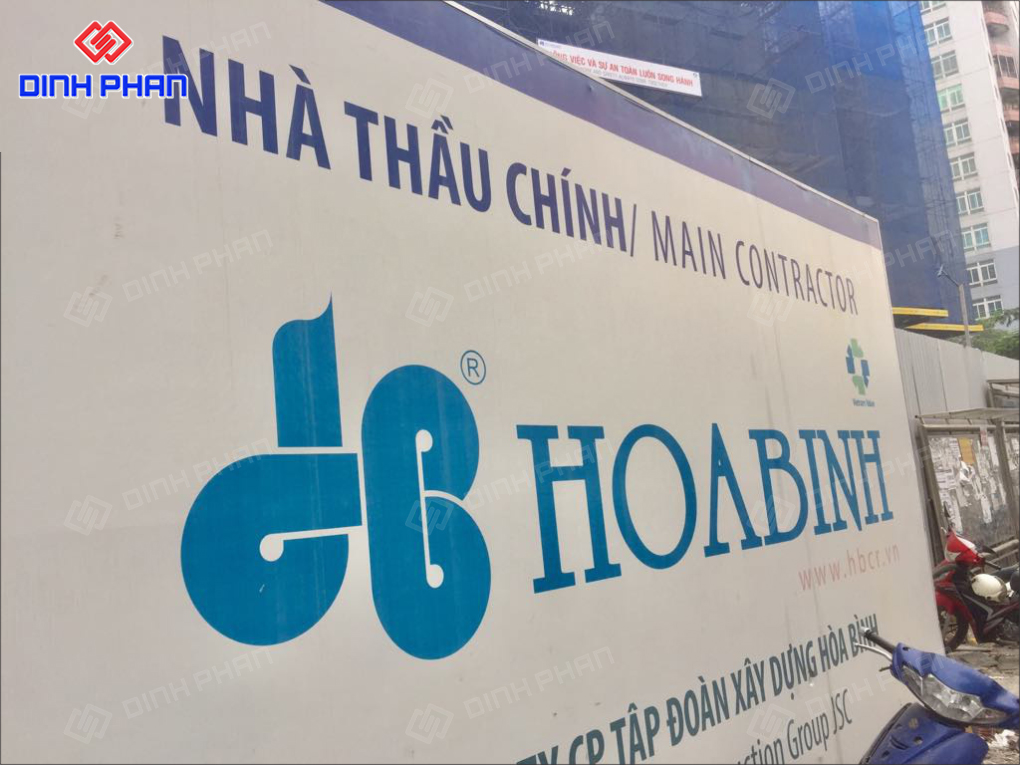 Làm Bảng Hiệu Công Trình Trọn Gói, Giá Rẻ