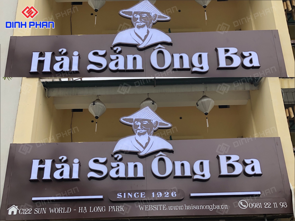 Làm Bảng Hiệu Hải Sản Thu Hút, Giá Rẻ