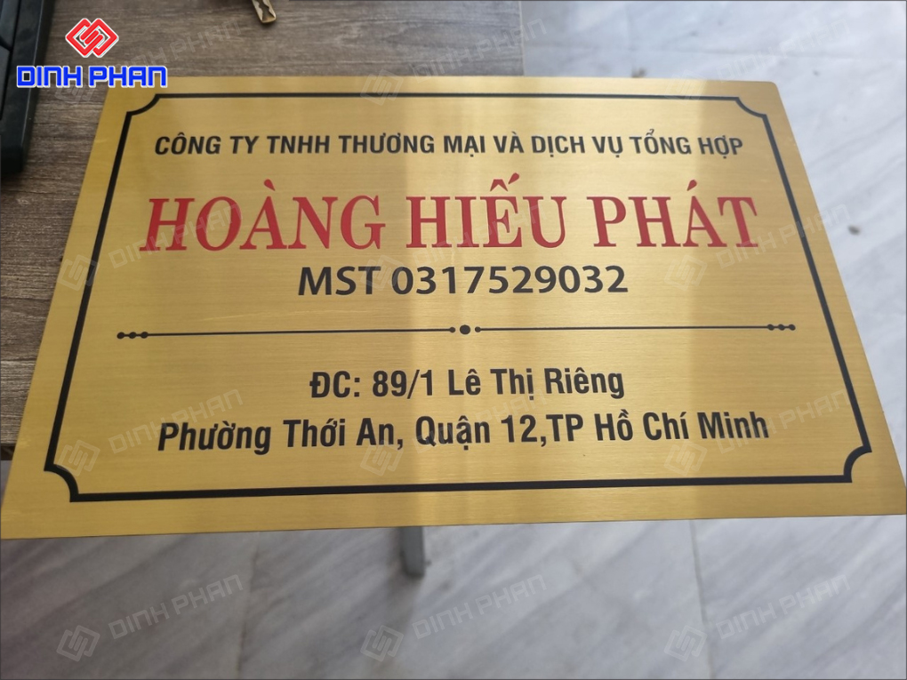 Gia Công Bảng Hiệu Inox Siêu Bền, Giá Rẻ