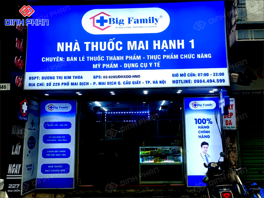 Thi Công Bảng Hiệu Nhà Thuốc Trọn Gói