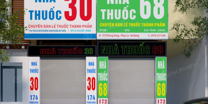 Thi Công Bảng Hiệu Nhà Thuốc Trọn Gói