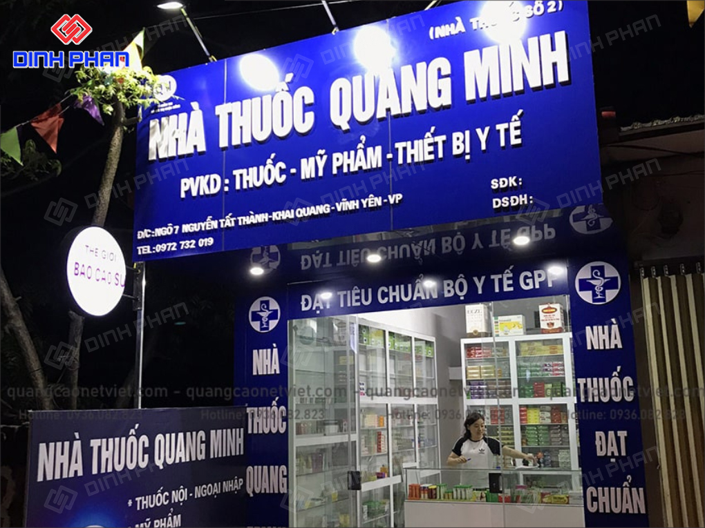 Thi Công Bảng Hiệu Nhà Thuốc Trọn Gói