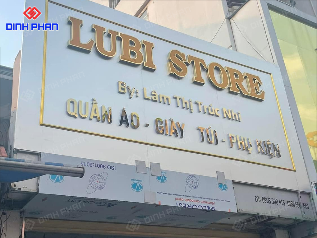 Bảng Hiệu Shop Quần Áo Sang Trọng, Giá Rẻ