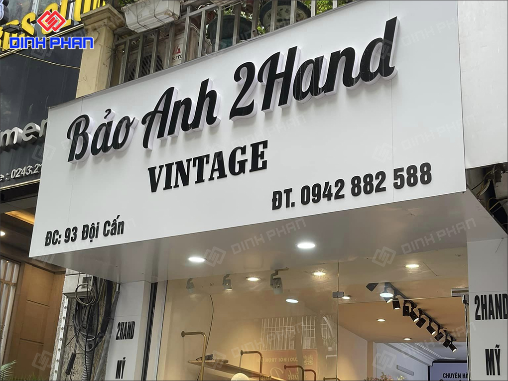 Bảng Hiệu Shop Quần Áo Sang Trọng, Giá Rẻ