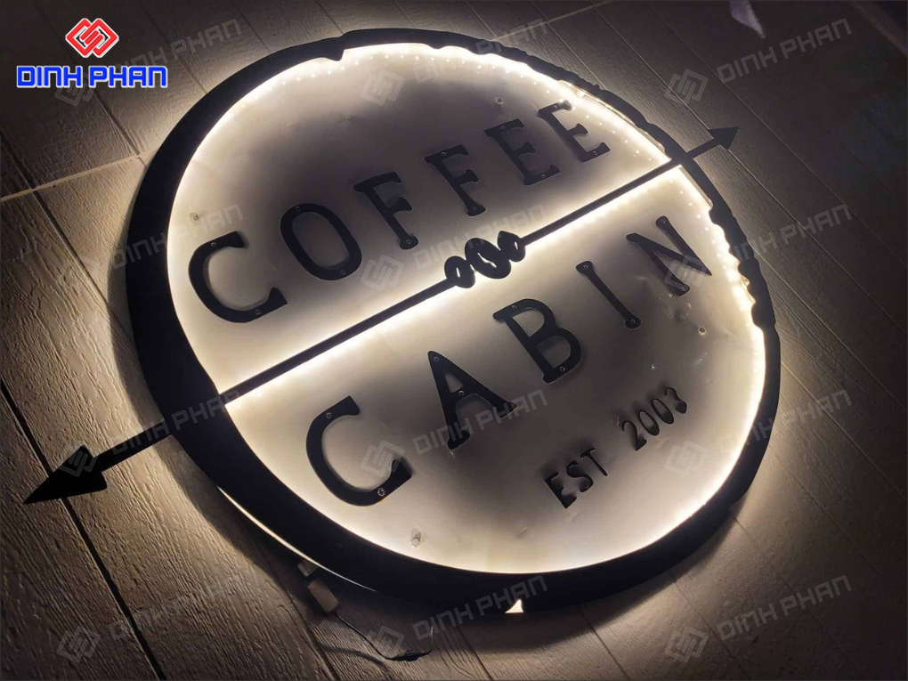 Làm Hộp Đèn Quán Cafe Đẹp, Rẻ, Thu Hút