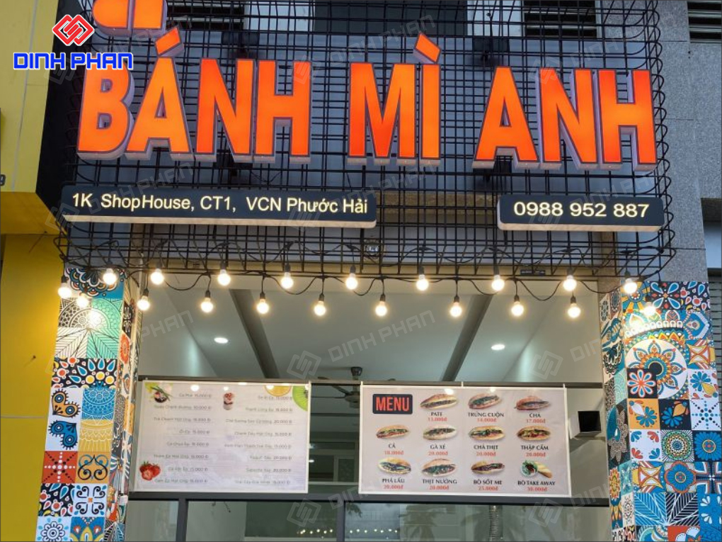 Làm Bảng Hiệu Bánh Mì Ấn Tượng, Thu Hút