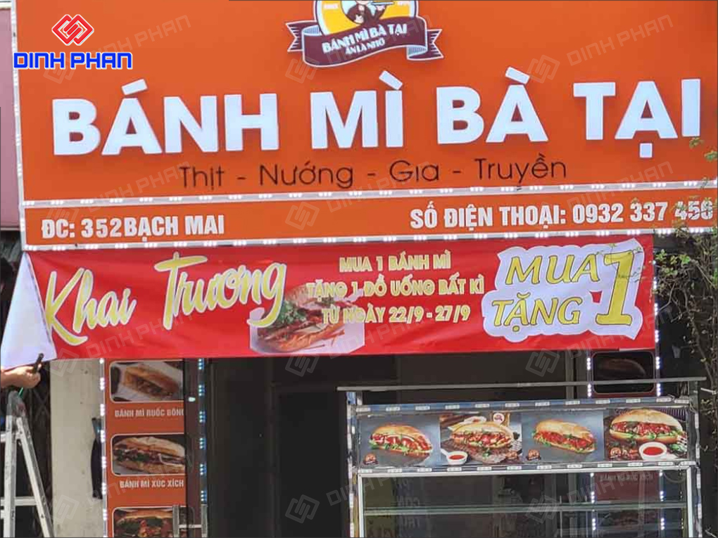 Làm Bảng Hiệu Bánh Mì Ấn Tượng, Thu Hút