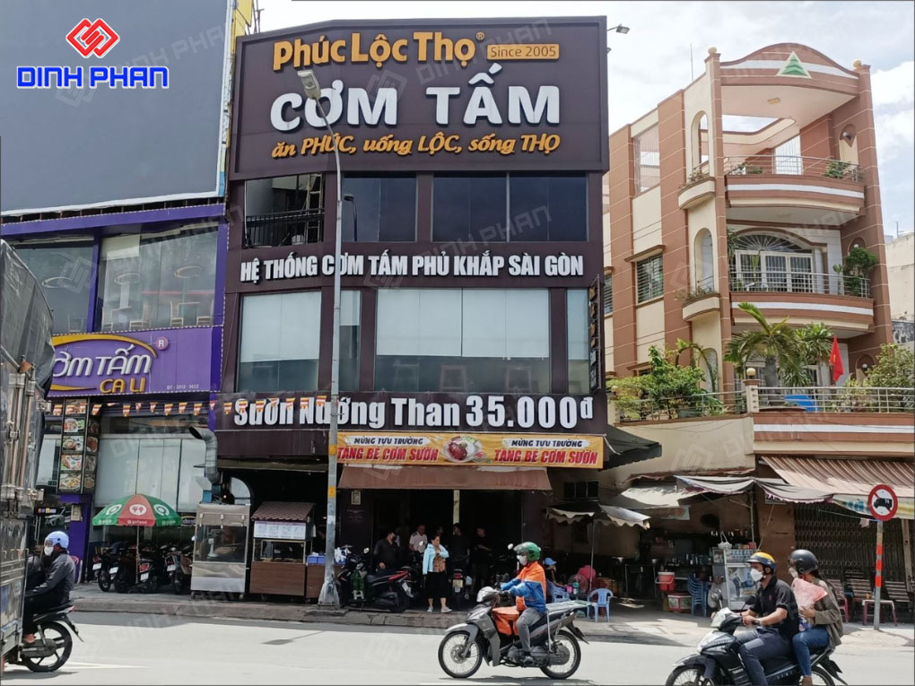 Làm Bảng Hiệu Cơm Tấm Hấp Dẫn, Giá Rẻ