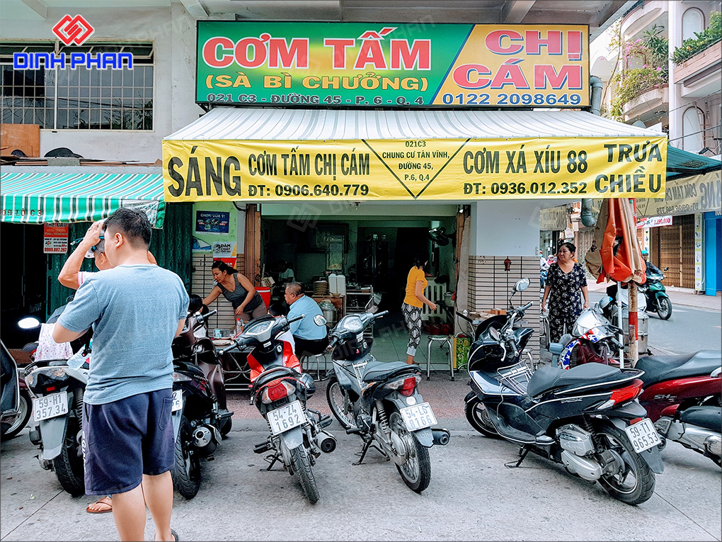 Làm Bảng Hiệu Cơm Tấm Hấp Dẫn, Giá Rẻ