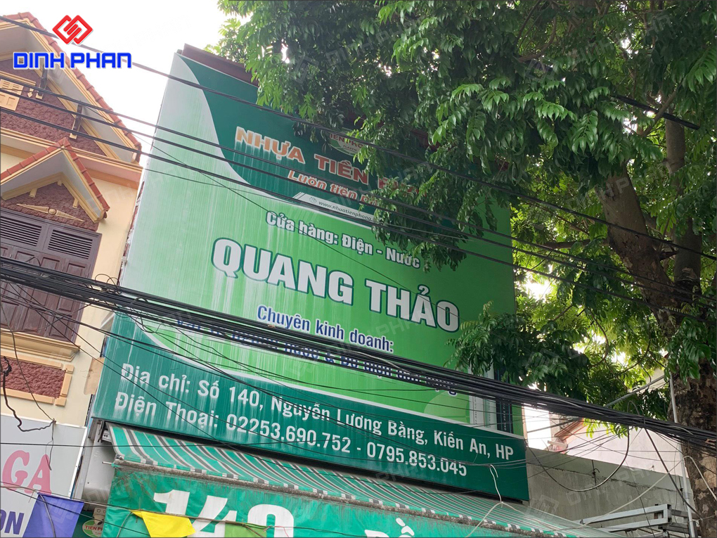 Làm Bảng Hiệu Cửa Hàng Điện Nước Giá Rẻ