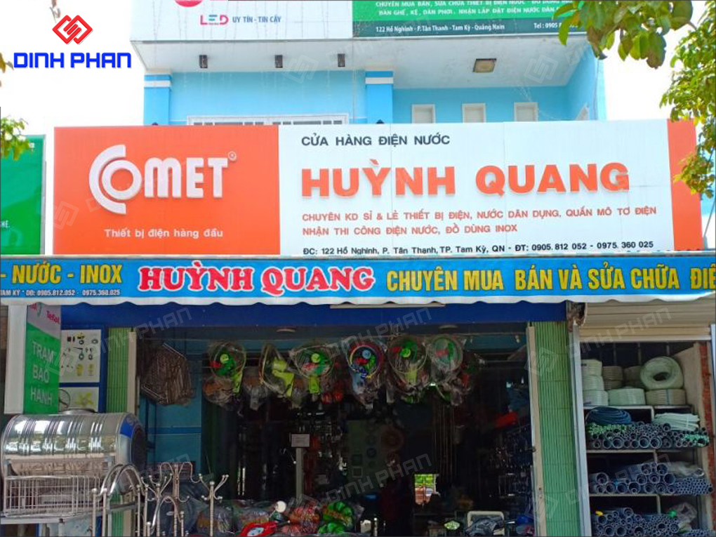 Làm Bảng Hiệu Cửa Hàng Điện Nước Giá Rẻ