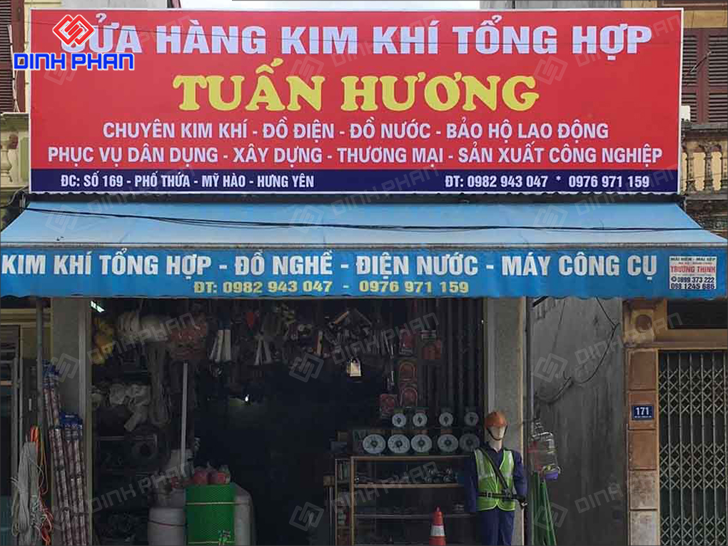 Làm Bảng Hiệu Cửa Hàng Điện Nước Giá Rẻ