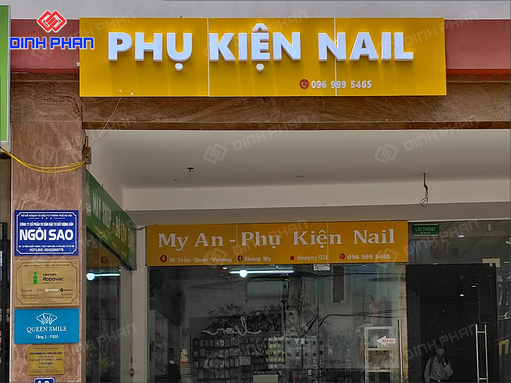 Làm Bảng Hiệu Nail Đẹp Cuốn Hút, Giá Rẻ