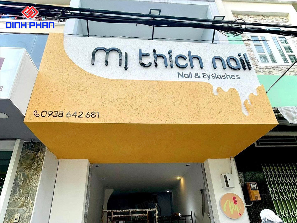 Làm Bảng Hiệu Nail Đẹp Cuốn Hút, Giá Rẻ