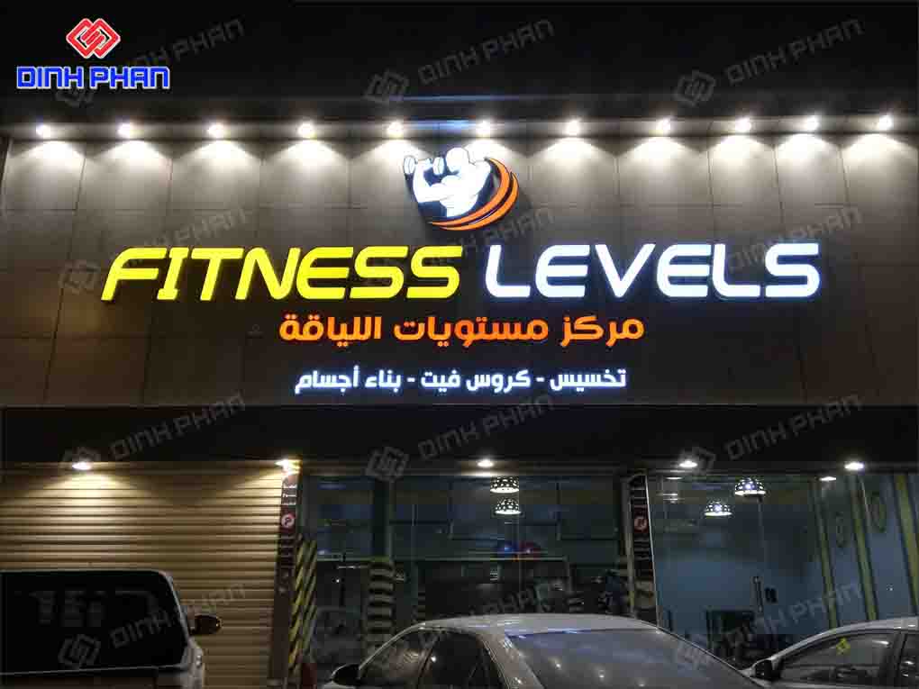 Làm Bảng Hiệu Phòng Gym Chất, Phong Cách