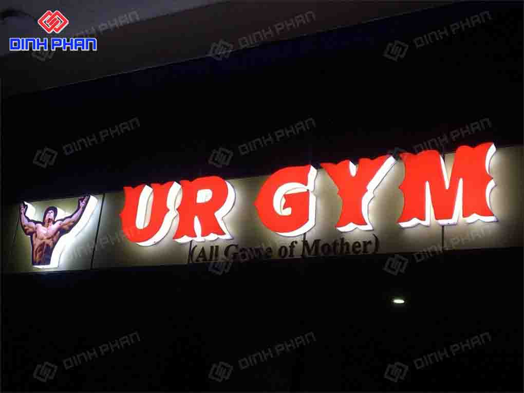 Làm Bảng Hiệu Phòng Gym Chất, Phong Cách