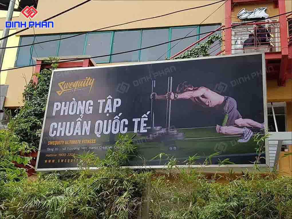 Làm Bảng Hiệu Phòng Gym Chất, Phong Cách