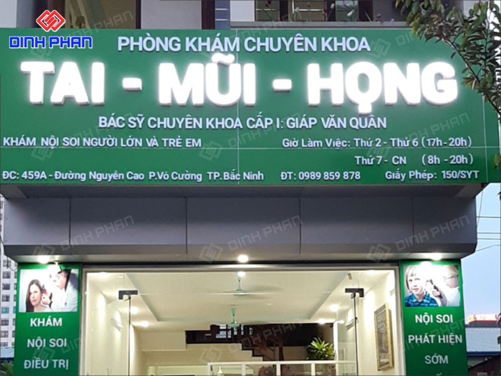 Làm Bảng Hiệu Phòng Khám Đẹp, Đạt Chuẩn