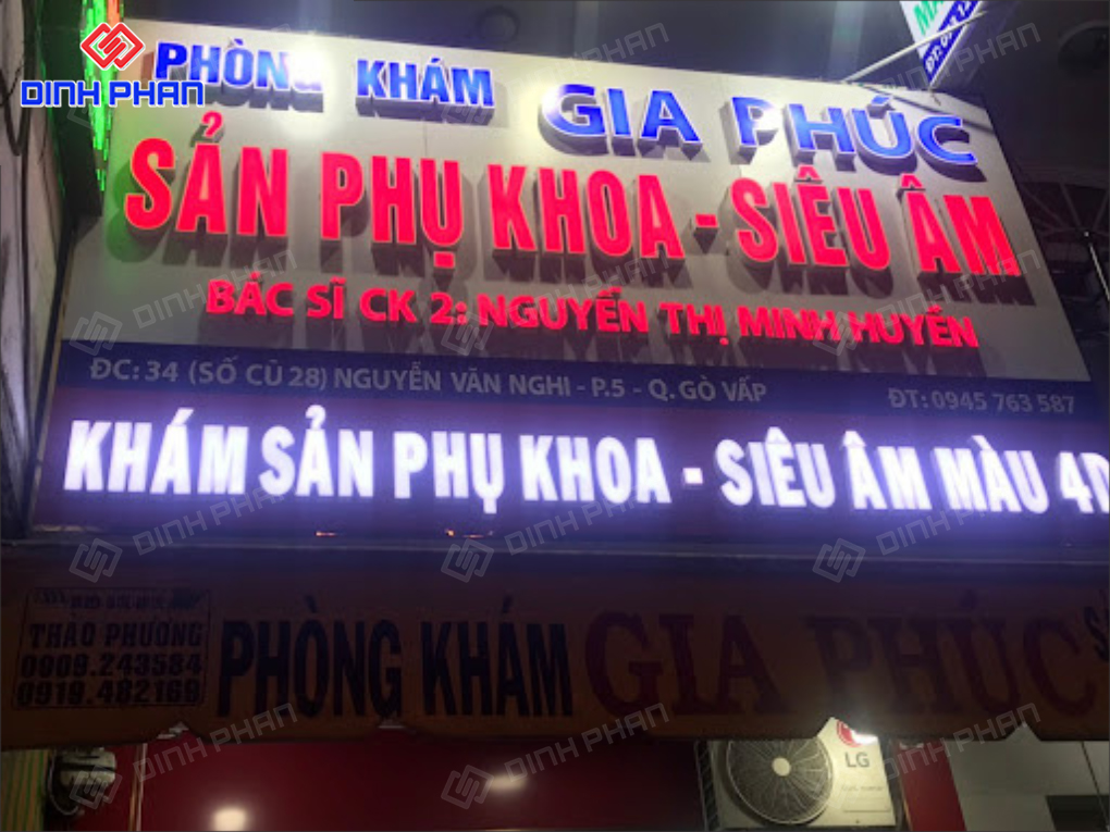 Làm Bảng Hiệu Phòng Khám Đẹp, Đạt Chuẩn