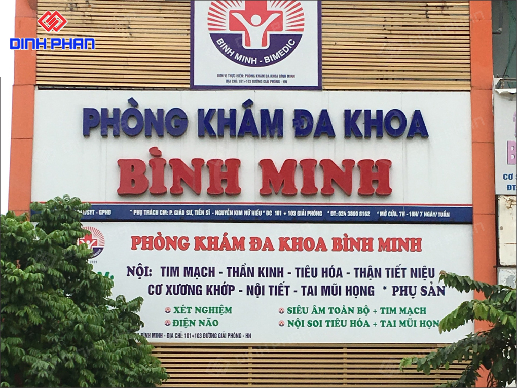 Làm Bảng Hiệu Phòng Khám Đẹp, Đạt Chuẩn