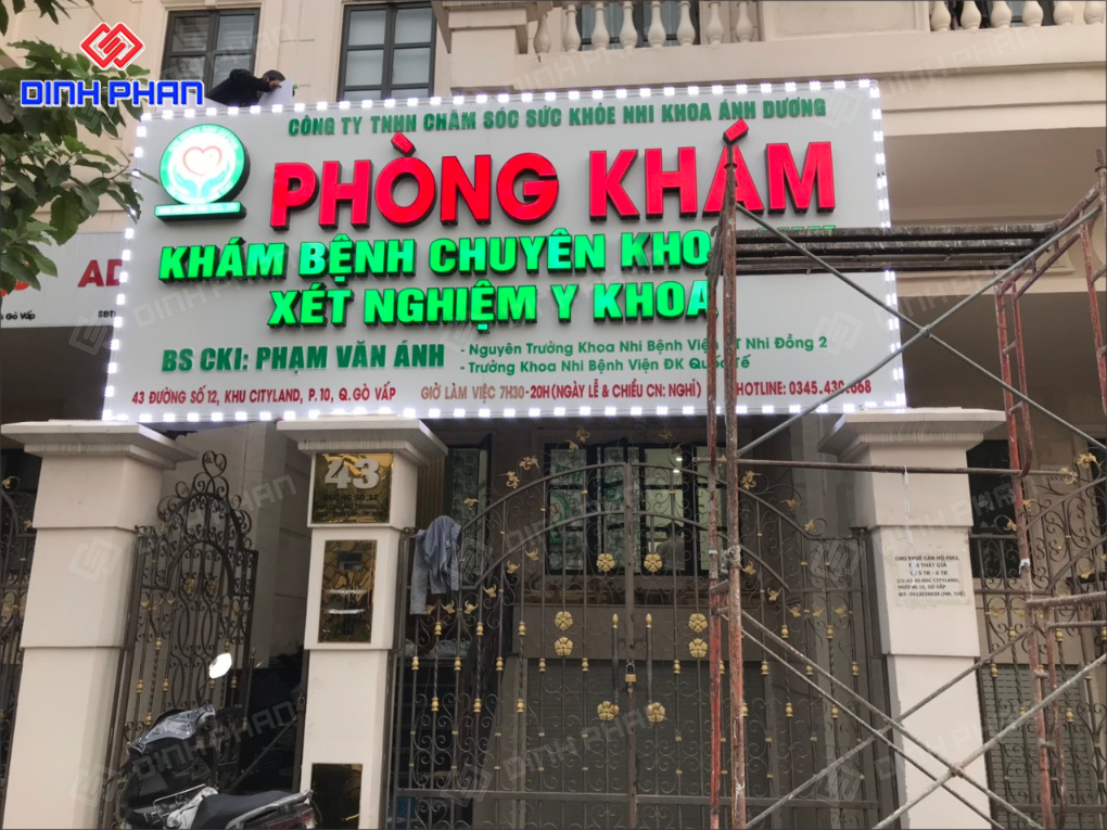 Làm Bảng Hiệu Phòng Khám Đẹp, Đạt Chuẩn