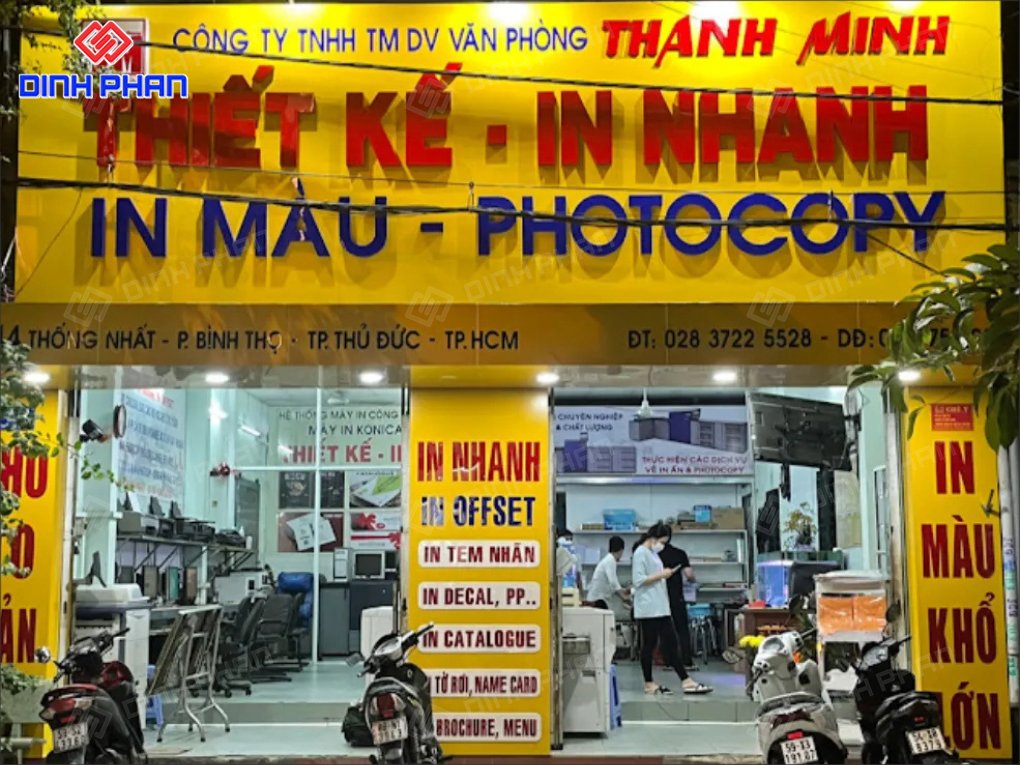 Làm Bảng Hiệu Photocopy Nổi Bật, Hiệu Quả