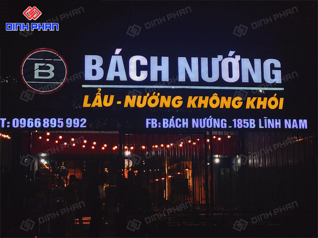 Làm Bảng Hiệu Quán Nướng Thu Hút, Nổi Bật 