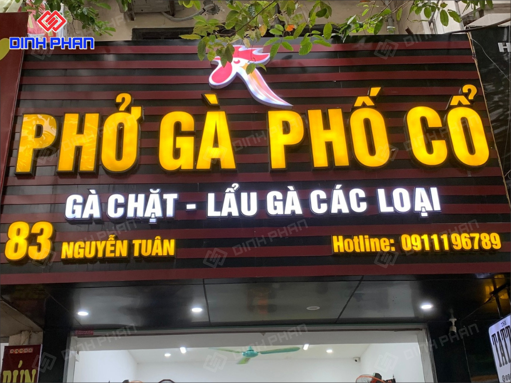 Làm Bảng Hiệu Quán Phở Ấn Tượng, Thu Hút