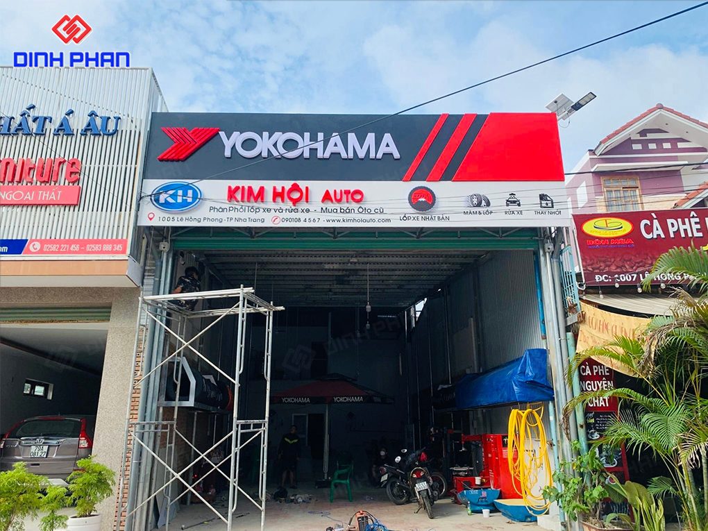 Làm Bảng Hiệu Sửa Xe Trọn Gói, Giá Rẻ