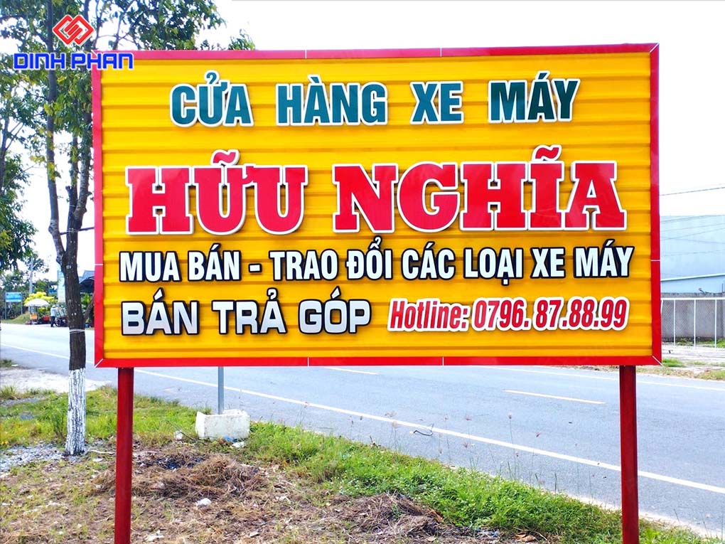 Làm Bảng Hiệu Sửa Xe Trọn Gói, Giá Rẻ