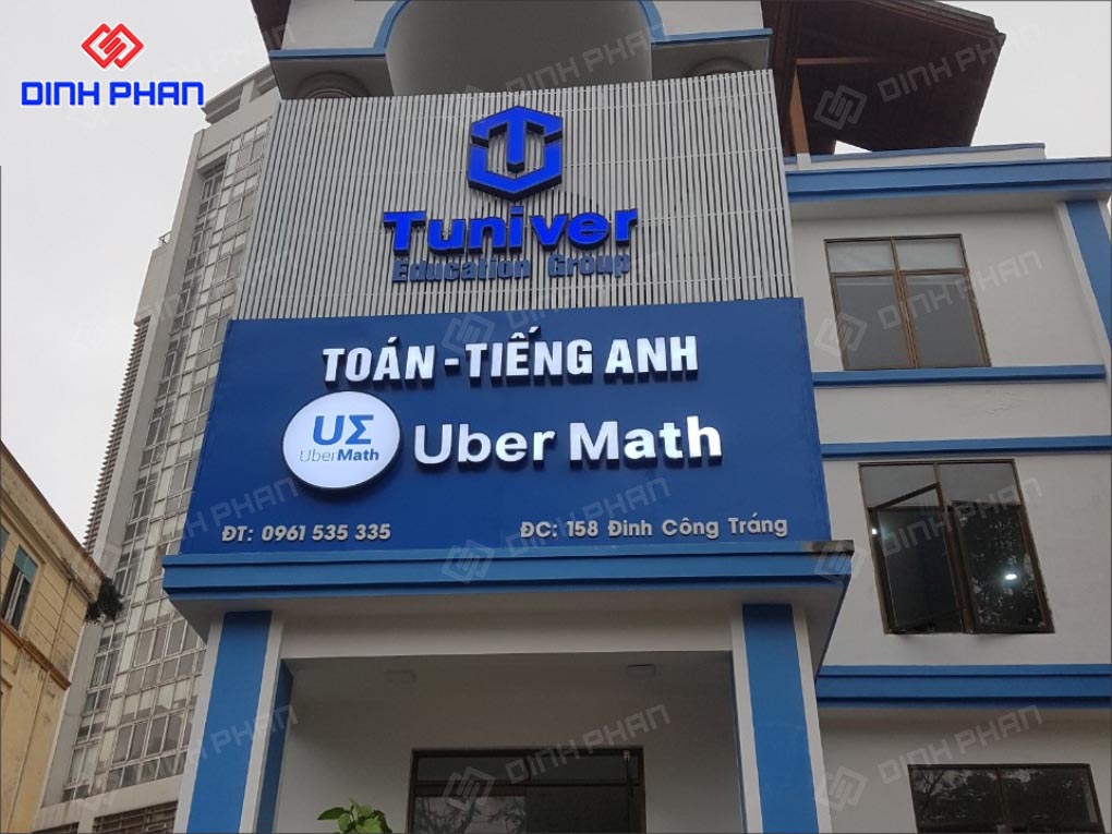 Làm Bảng Hiệu Trung Tâm Tiếng Anh Cao Cấp