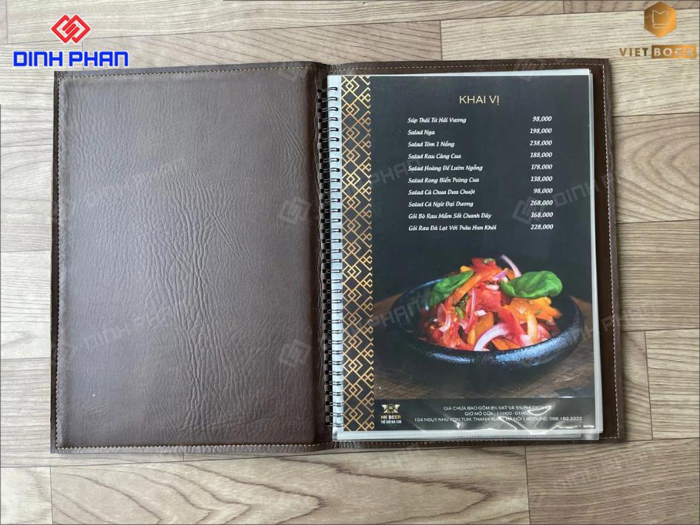 In Menu Theo Yêu Cầu, Giá Rẻ, Lấy Nhanh