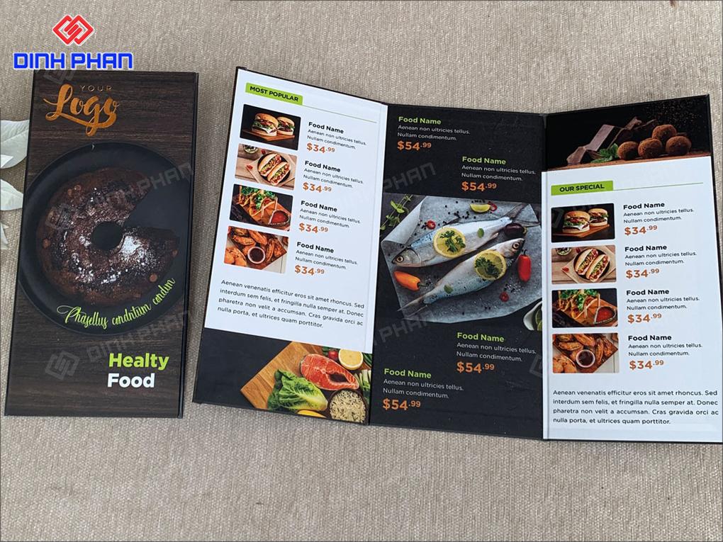 In Menu Theo Yêu Cầu, Giá Rẻ, Lấy Nhanh