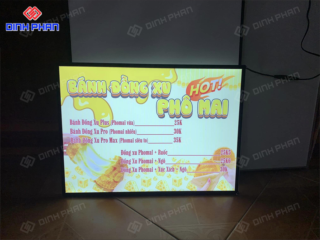 Gia Công Tranh Điện Menu Đẹp, Hiện Đại