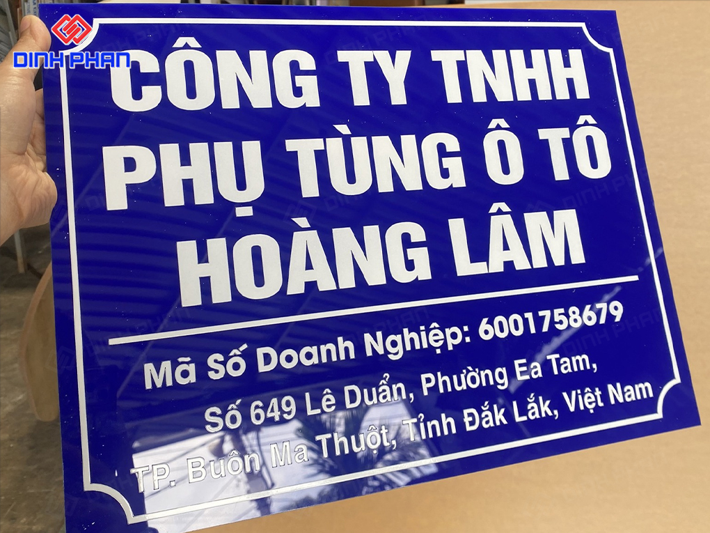 Làm Bảng Hiệu Mica Dán Decal Đẹp, Giá Rẻ