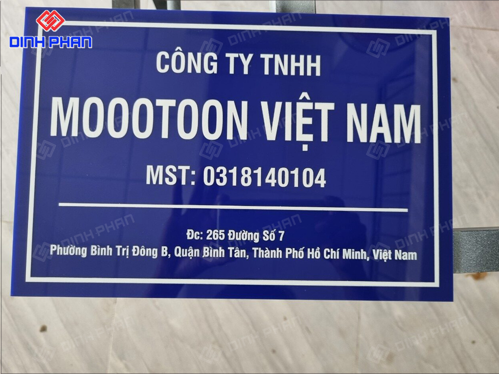 Làm Bảng Hiệu Mica Dán Decal Đẹp, Giá Rẻ