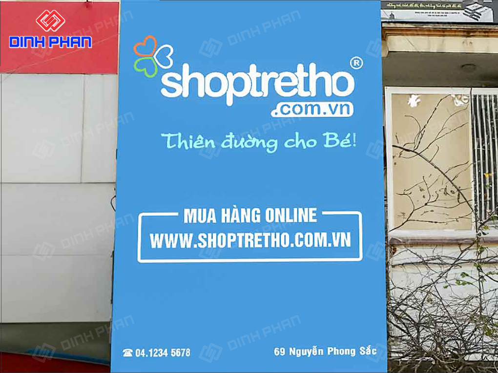 Làm Bảng Hiệu Shop Mẹ Và Bé Đẹp, Thu Hút