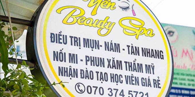 Làm Biển Vẫy Phun Xăm Thẩm Mỹ Bền Đẹp